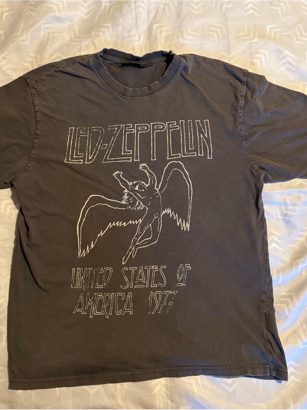 Led Zeppelin United States 1977 Icarus Short Sleeve Tee